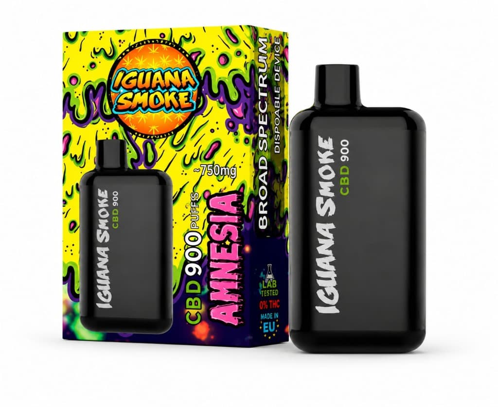 Iguana Pod Pocket CBD Amnesia Broad Spectrum